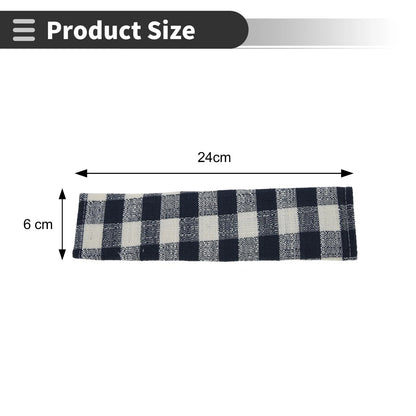 Set of 2 Navy Blue Seat Belt Cover Pads for Universal Fit (24cm)