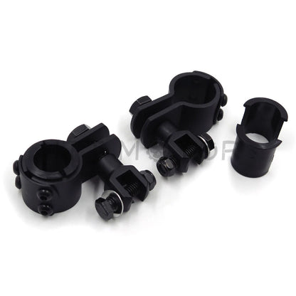1 1/4" Crash Bar Clamp Foot Peg Mount for Harley Touring
