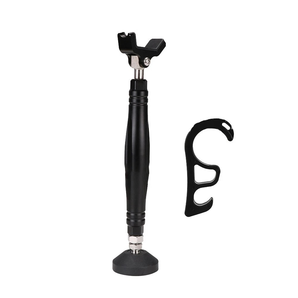 Aluminum Alloy Motorcycle Side Stand with Brake Lock Hook for Honda Suzuki