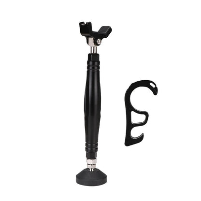 Aluminum Alloy Motorcycle Side Stand with Brake Lock Hook for Honda Suzuki