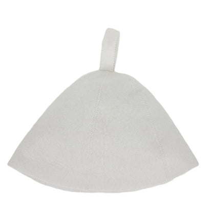 Sauna Hat for Spa Bath Protection (Grey/White)