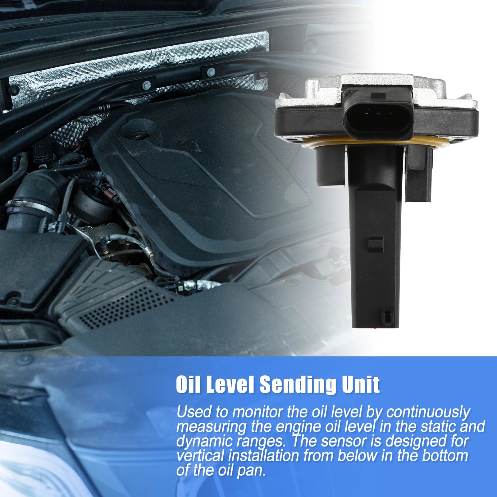Oil Level Sensor 1J0907660C for Audi A3 (2010–2013), A4 (2003–2006)