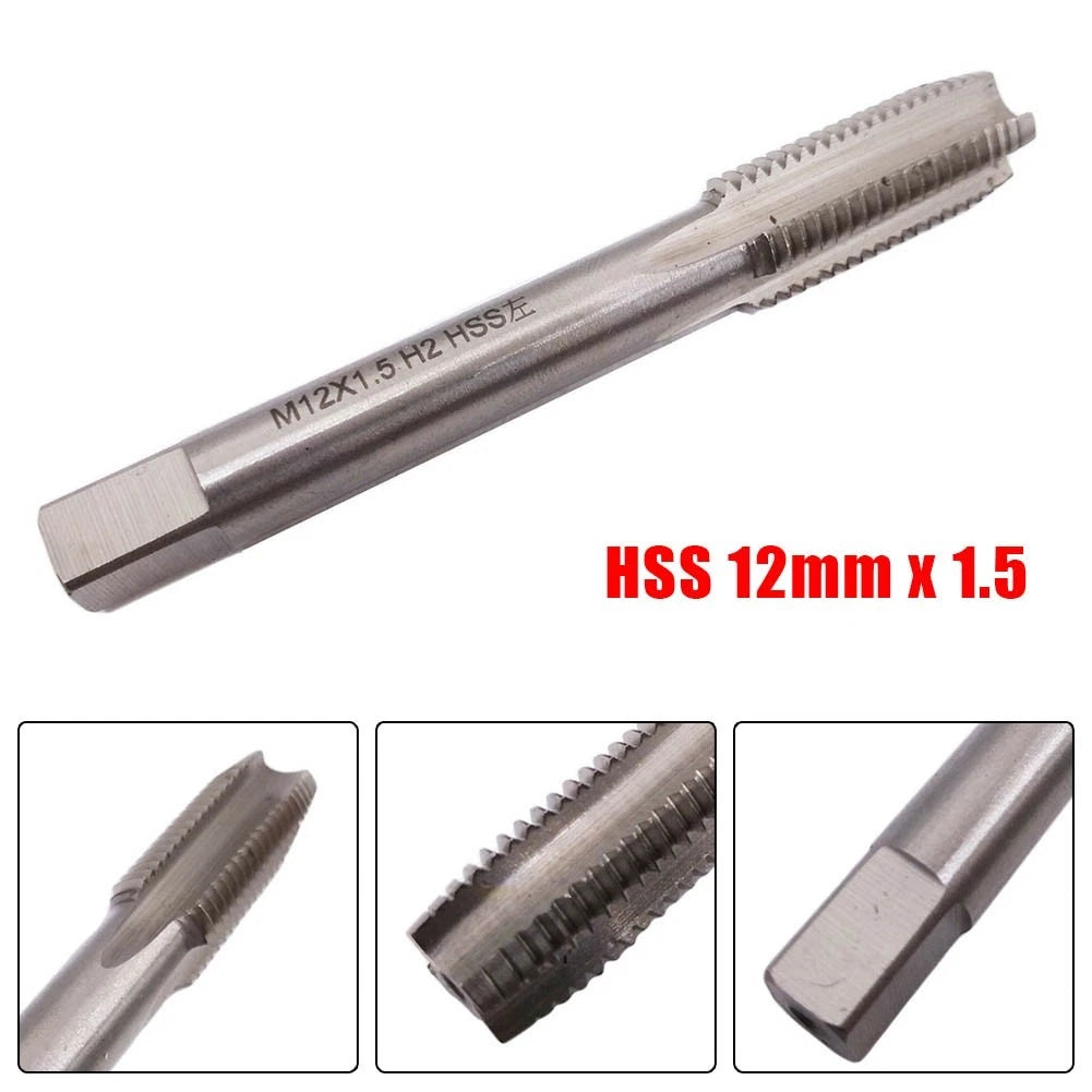 HSS 12mm x 1.5 Left Hand Thread Tap (1.5mm Pitch)