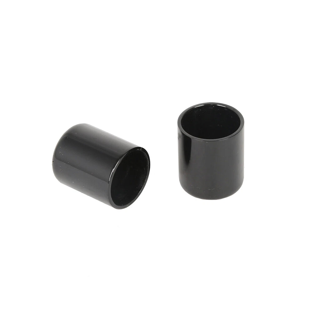 4X Black Docking Hardware Point Covers for Harley Touring Softail Dyna