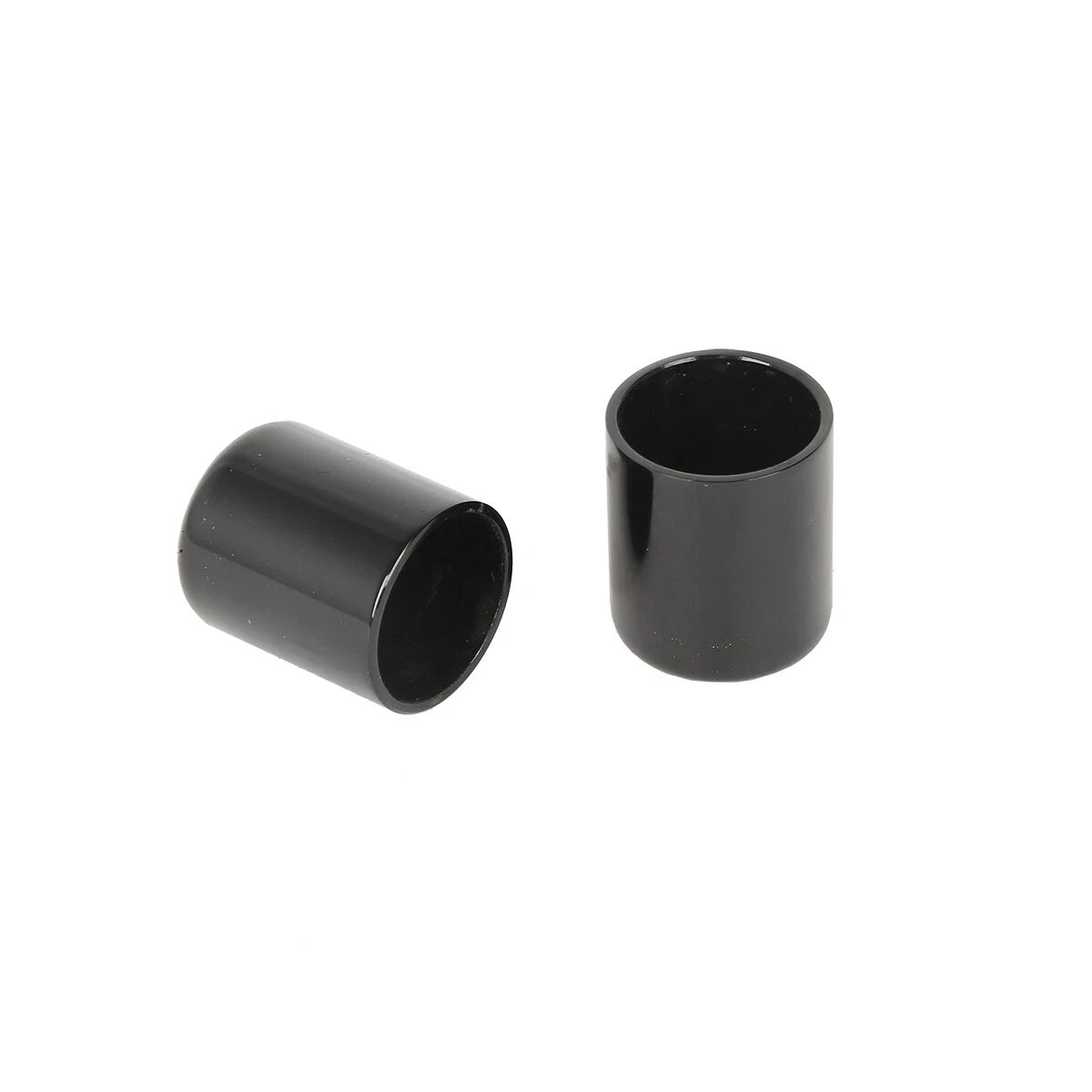 4X Black Docking Hardware Point Covers for Harley Touring Softail Dyna