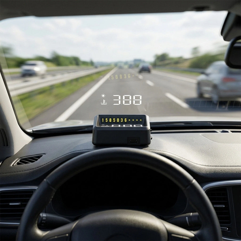 OBD2 Head Up Display Driving Computer for Vehicles (Water Temperature)