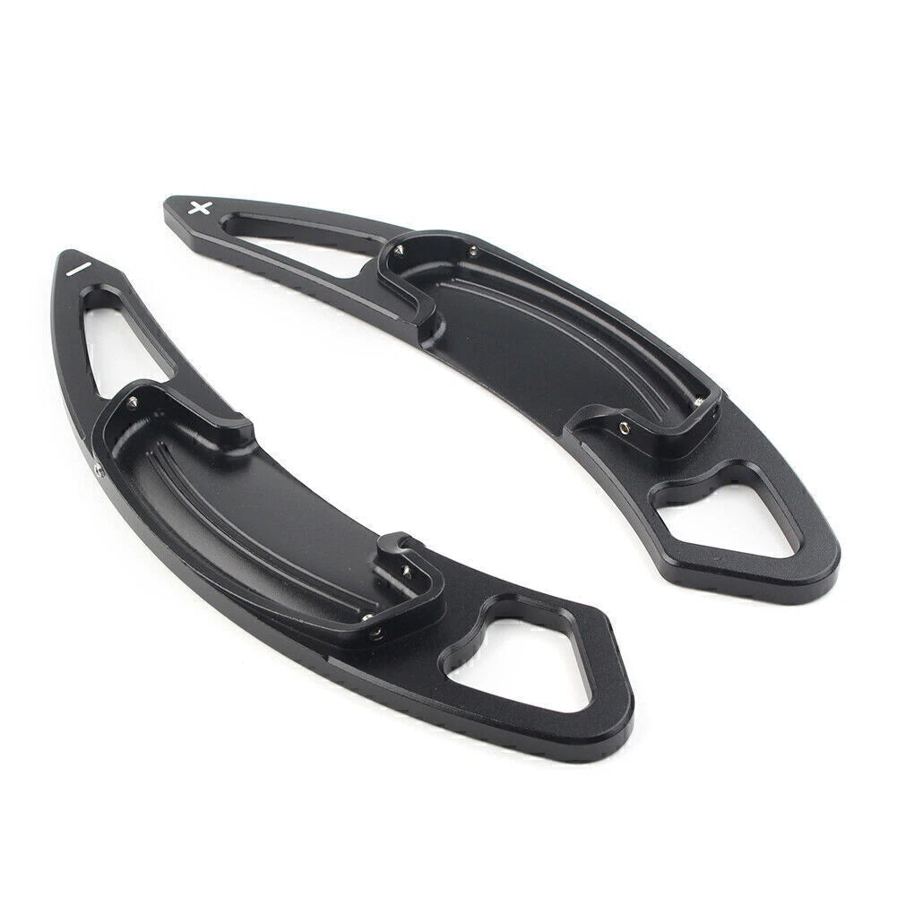 2pcs Black Paddle Shifters Extensions Trim Fit For Acura MDX 2013-2018 Car