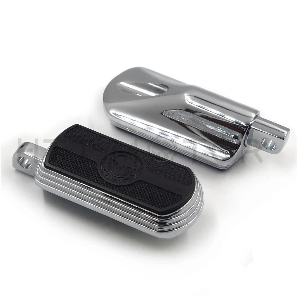 Skull Foot Peg for Harley (1984–2017) - Chrome