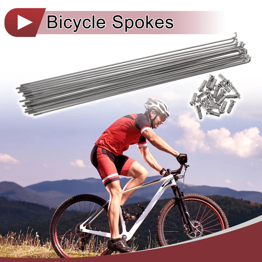 Bicycle Wheel Spokes 269mm 304 Stainless Steel for 13G 20 Set