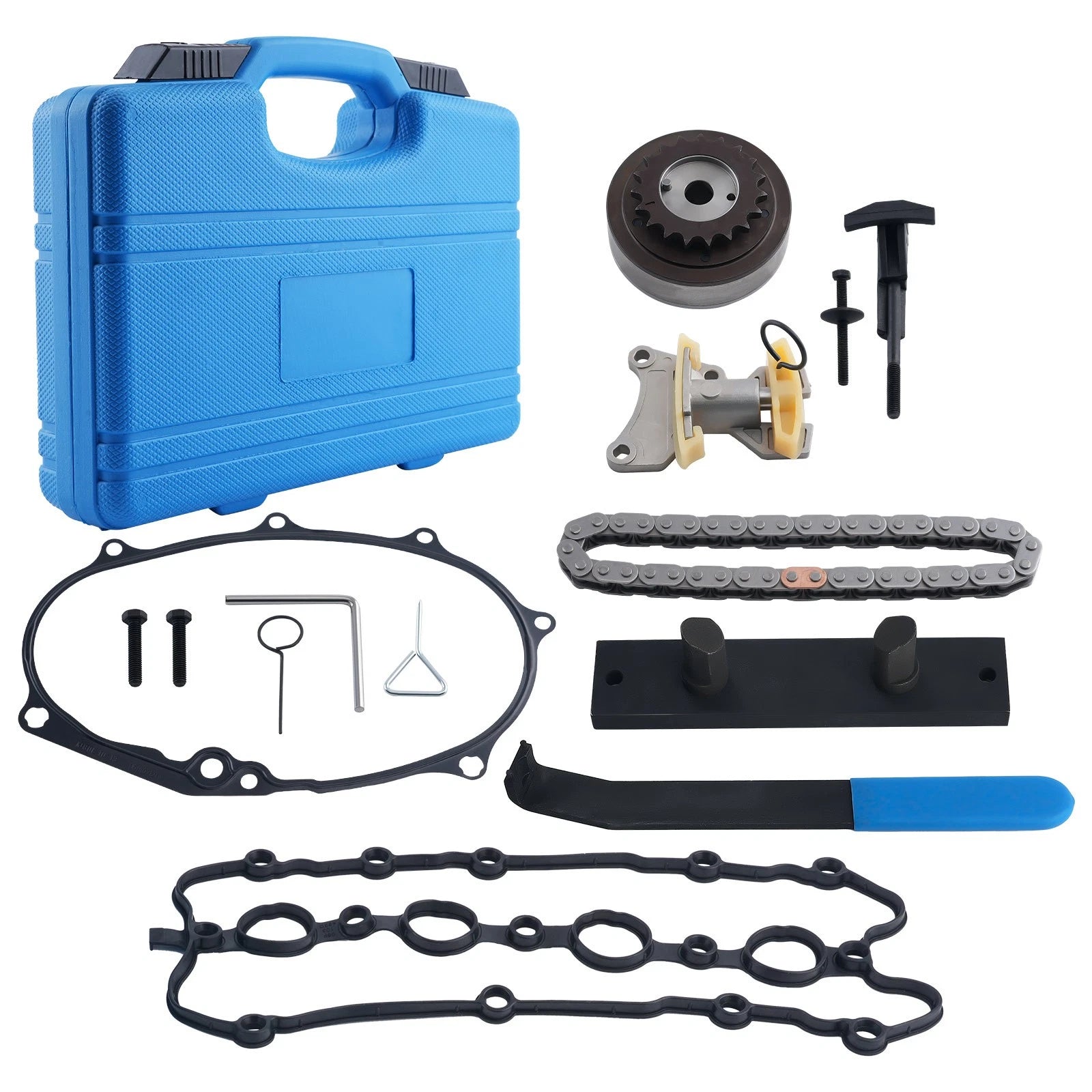 Engine Timing Chain Kit with Tools for Audi A4 Quattro VW Jetta GTI (2005–2013)