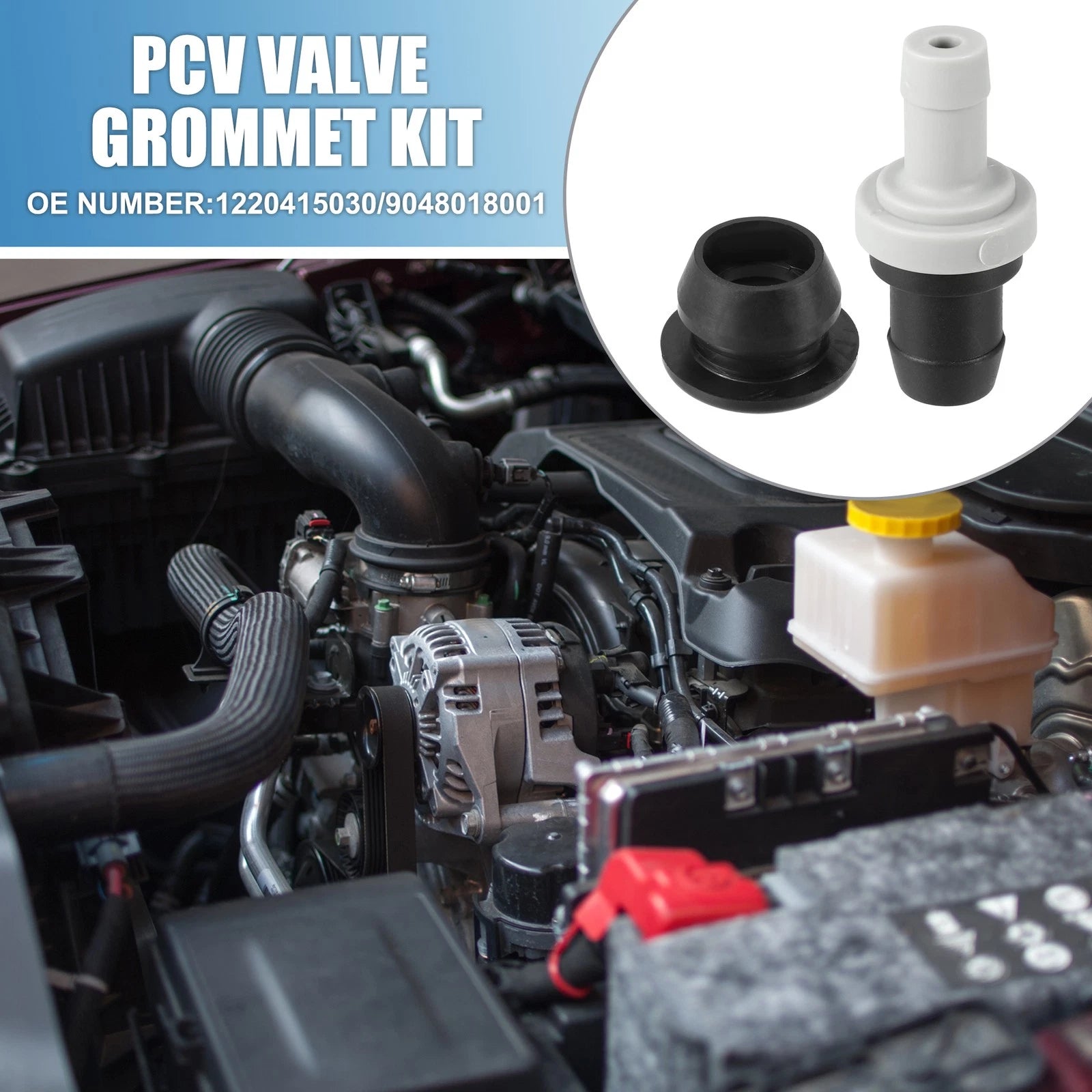 PCV Valve Grommet Kit for Toyota Tercel (1983–1988)