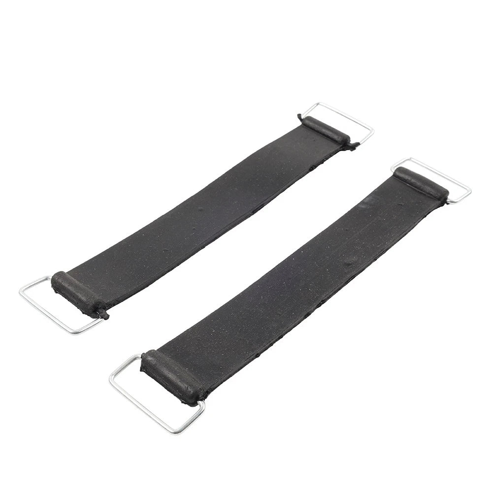 2X Universal Rubber Battery Strap Holder for Honda Suzuki