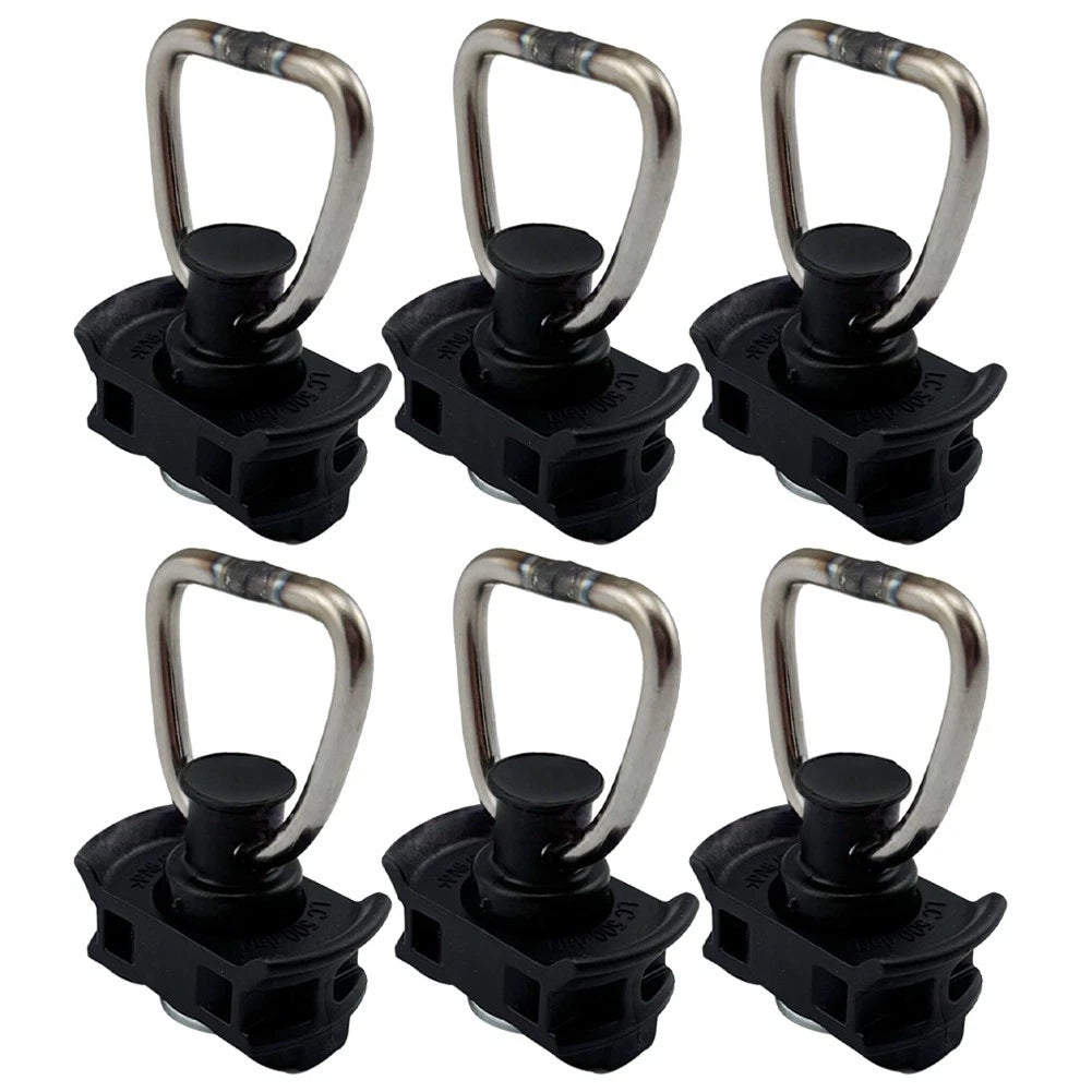 6pcs Stainless Steel Track Lock End Buckles for RV Trailer