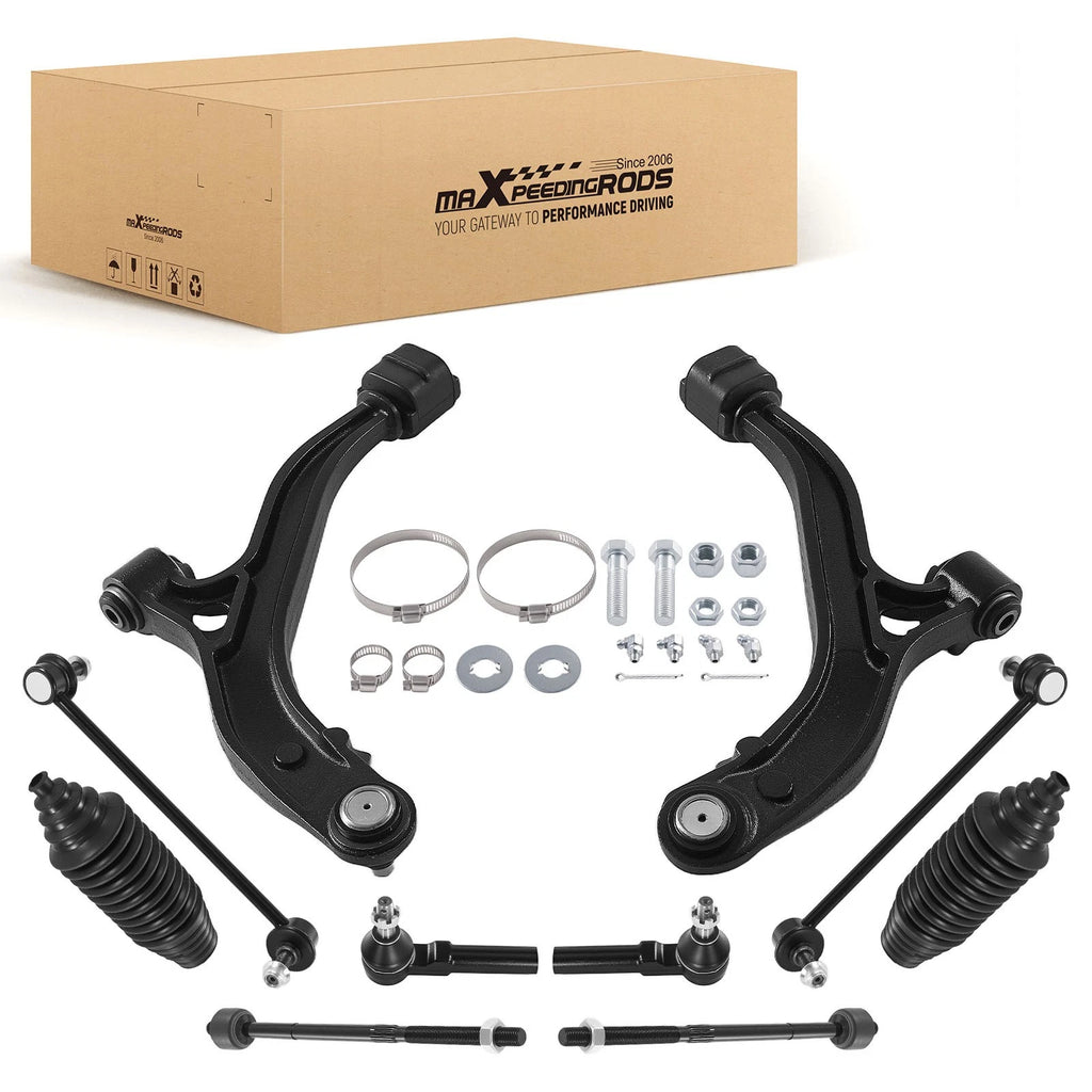 10x Front Lower Control Arms & Suspension Set for Dodge Caravan (1996–2000)