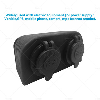 Dual Power Socket for Car Boat Caravan RV (12V-24V)
