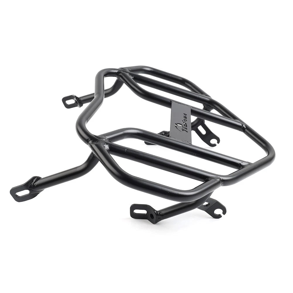 1x Black Iron Rear Luggage Rack for Suzuki DR650 (1996–2023)