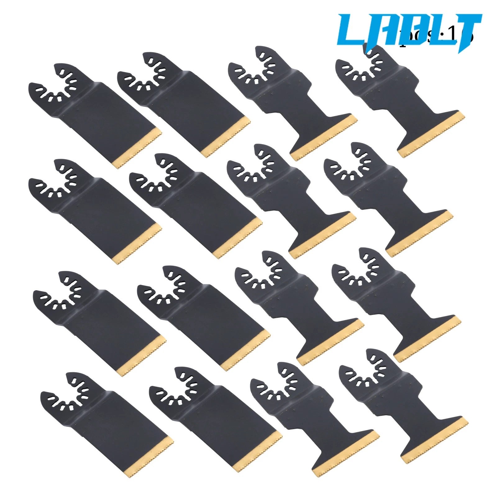 16-Pack Titanium Oscillating Saw Blades for Multitool (Universal)