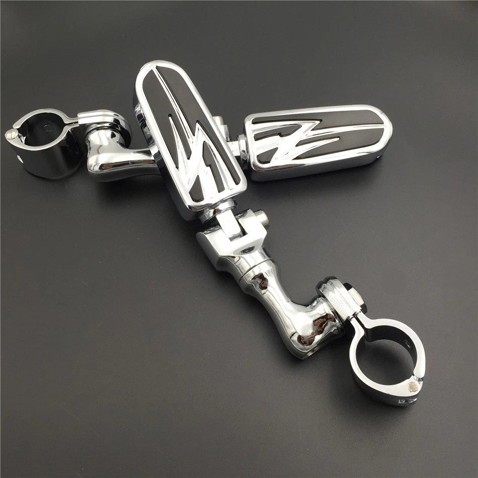 Adjustable FootPeg for Triumph Rocket/Suzuki (1-1/2" Chrome)