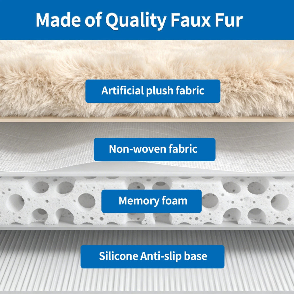 Back Seat Cover for - Bubble Fleece Mat Protector