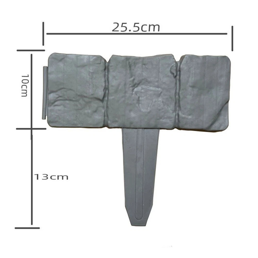Waterproof Lawn Edging 25x23cm ABS Decorative Plastic