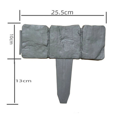 Waterproof Lawn Edging 25x23cm ABS Decorative Plastic