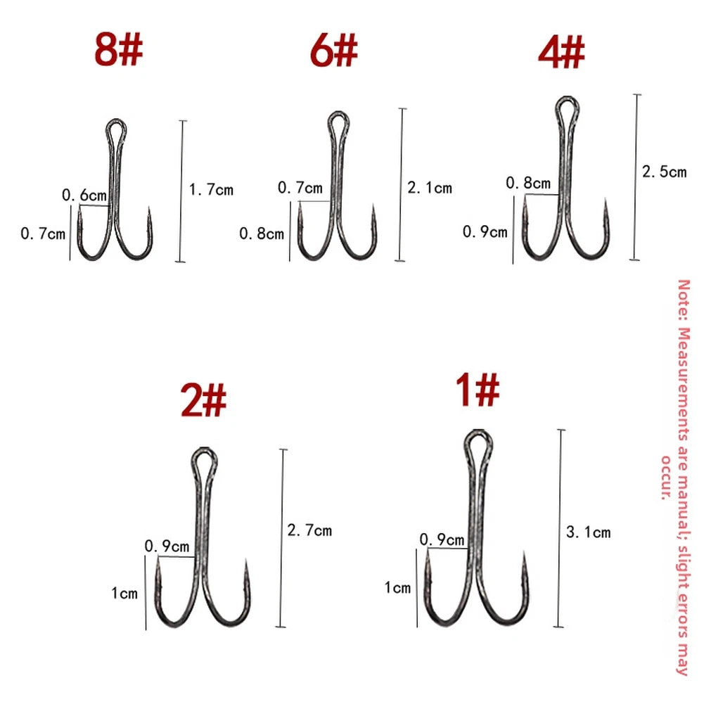 Set of 50 Extended Double Hang Two Claw Hooks for Various Applications