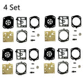 Set of 4 Carburetor Repair Rebuild Kits for Stihl MS441 MS441C-M (Walbro K20-HD)