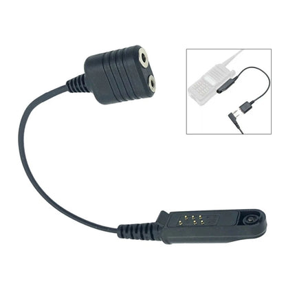 30 cm Audio Adapter Cable for UV-9R Plus with Secure Screw Base