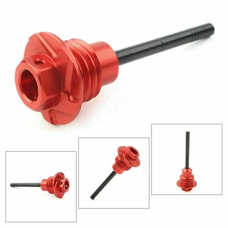 Red Dipstick Plug for Honda CRF450R (2009–2016)