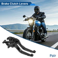 Adjustable Short Brake Clutch Levers Pair for Honda VFR750 (1991–1997) Black