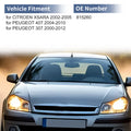 Mirror Cover Cap for Citroen Xsara (2002–2005) - Black