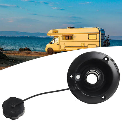 RV Water Tank Connector with Enhanced Flow Rate Features