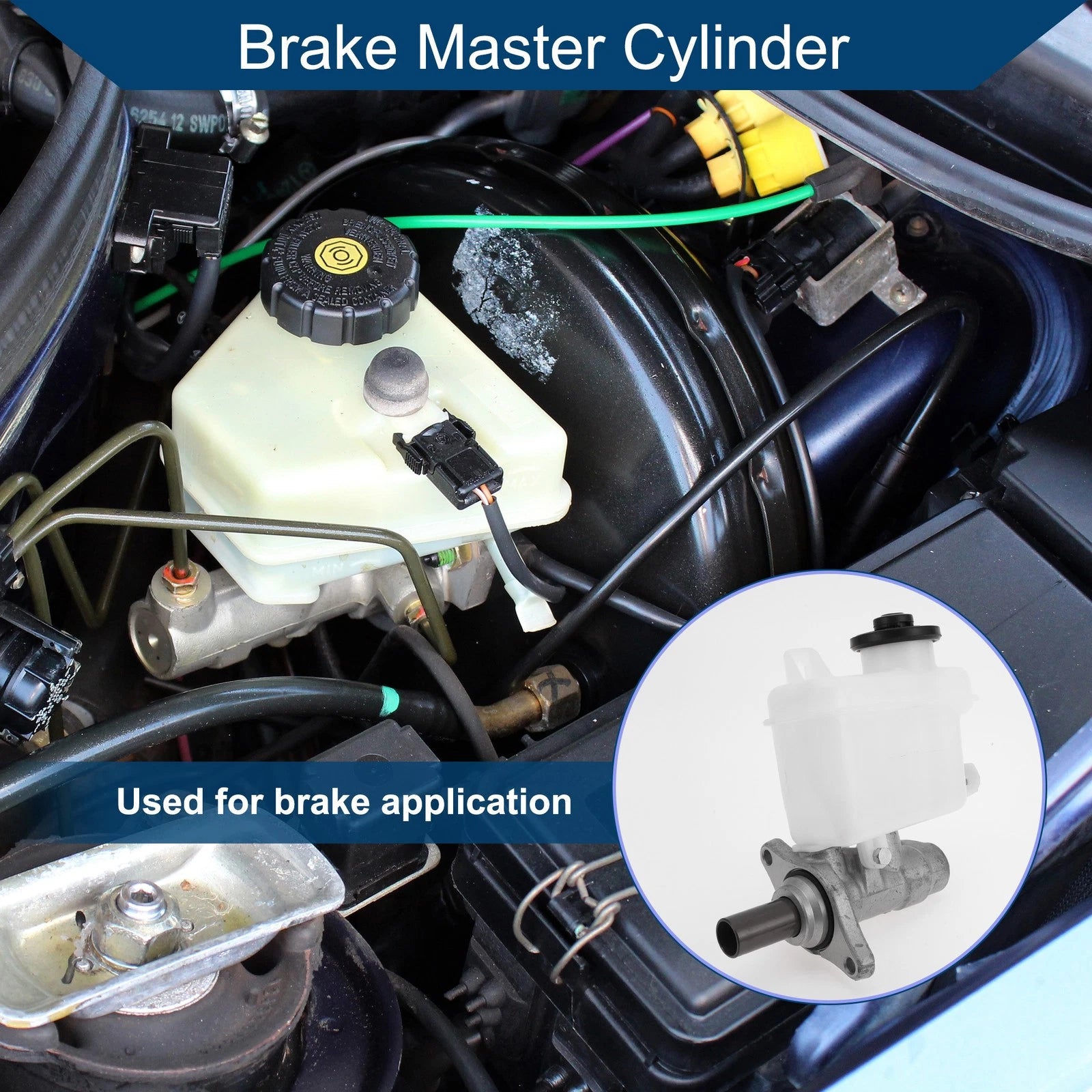 Brake Master Cylinder with Reservoir Replacement for Toyota Sequoia (2008–2019)