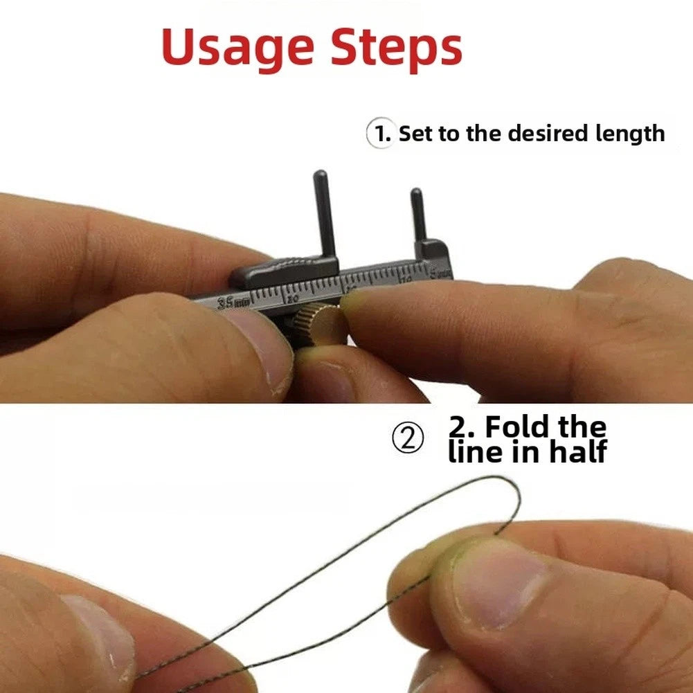 Adjustable Knot Ring Tool for Carp Fishing Loops (5mm-35mm) Aluminum