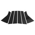 6 Pcs Pillar Window Trim Black Replacement for Chevy Blazer (2019–2022)