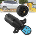 7-Way RV Boat Blade Trailer Light Circuit Tester Connector Adapter Plug