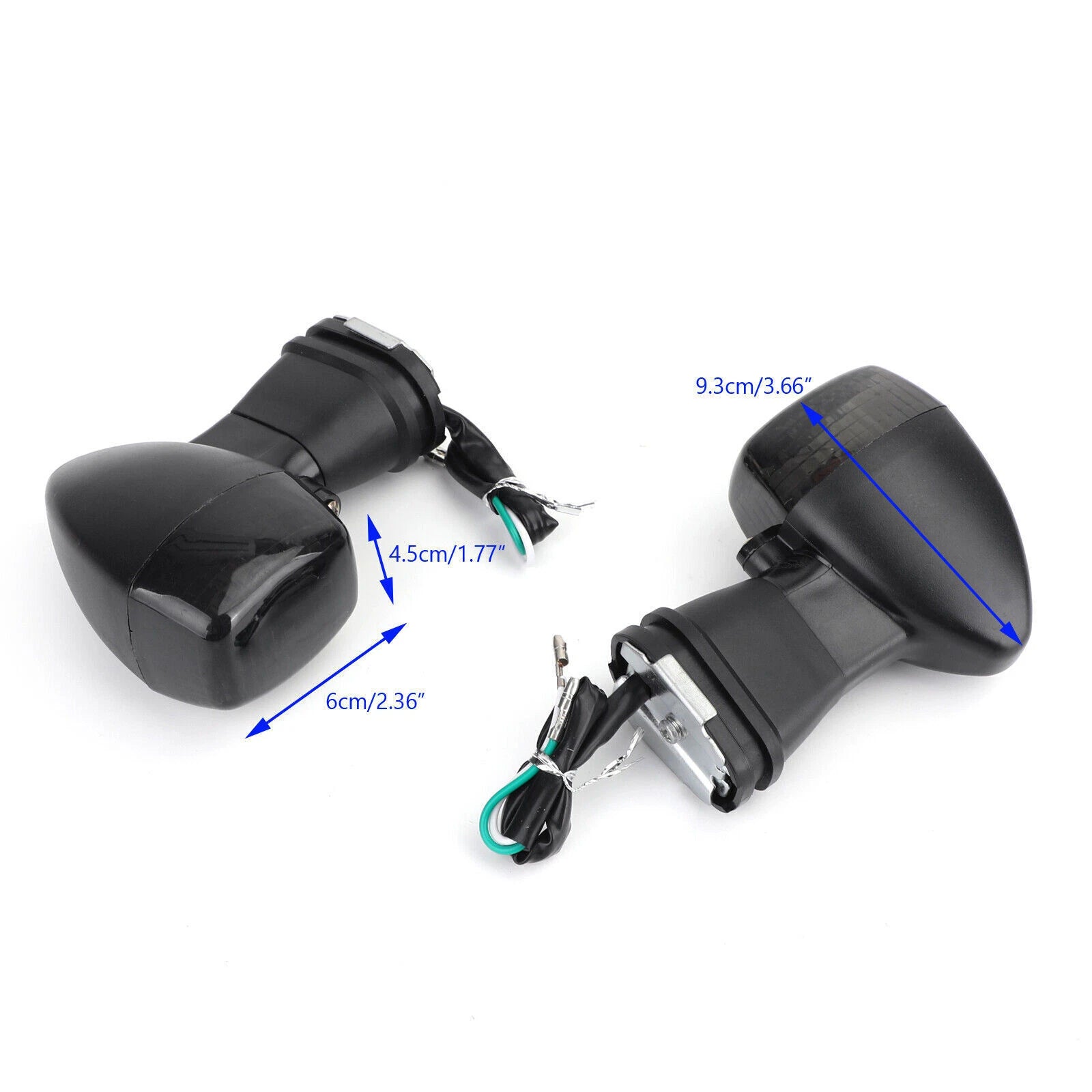 Turn Signal Set for Kawasaki ZX-6R, 9R, 12R, EX 500R, GPZ, ZR-X, ZX-R (All Years)