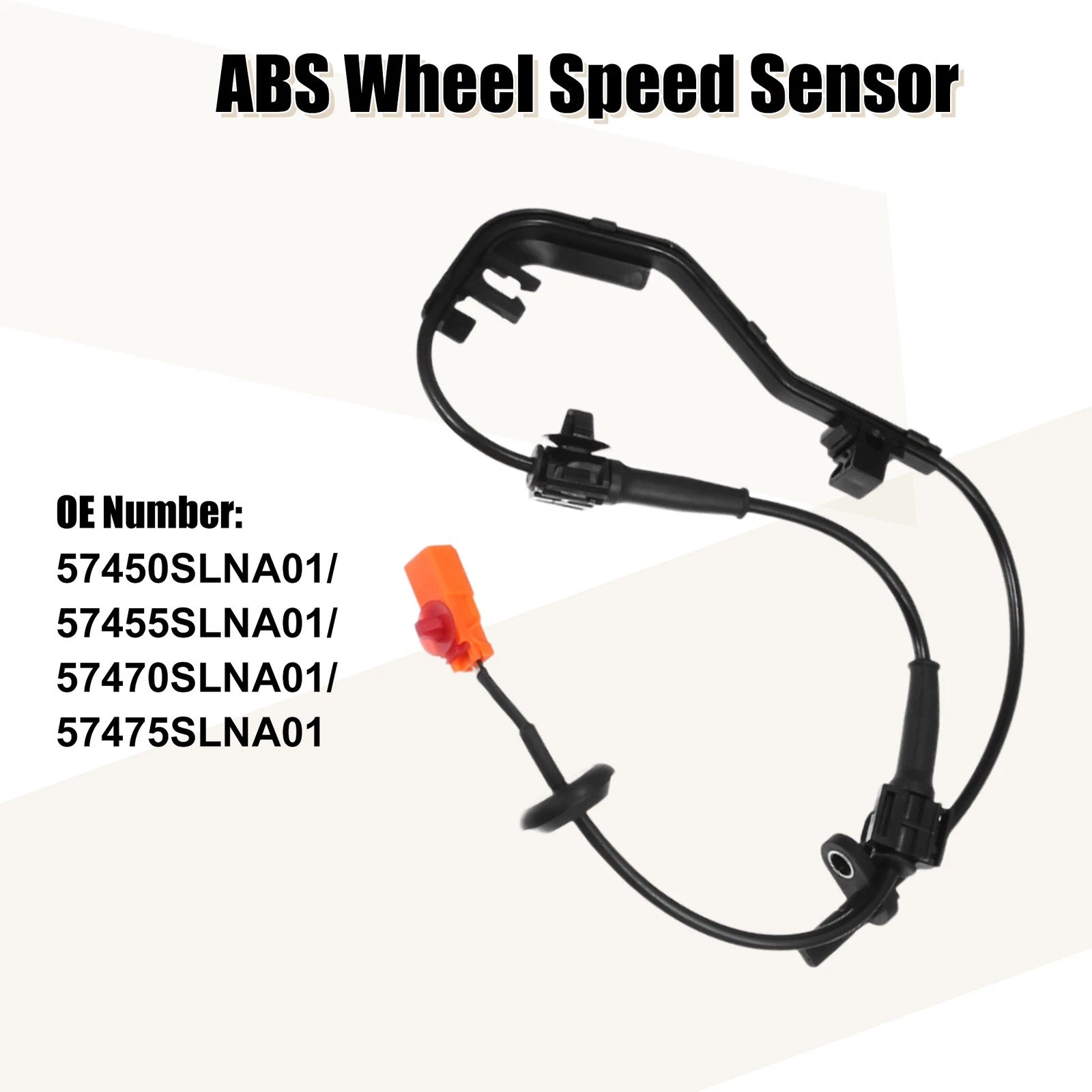 4pcs ABS Sensor No. 57450SLNA01 for Honda Fit (2007–2008)
