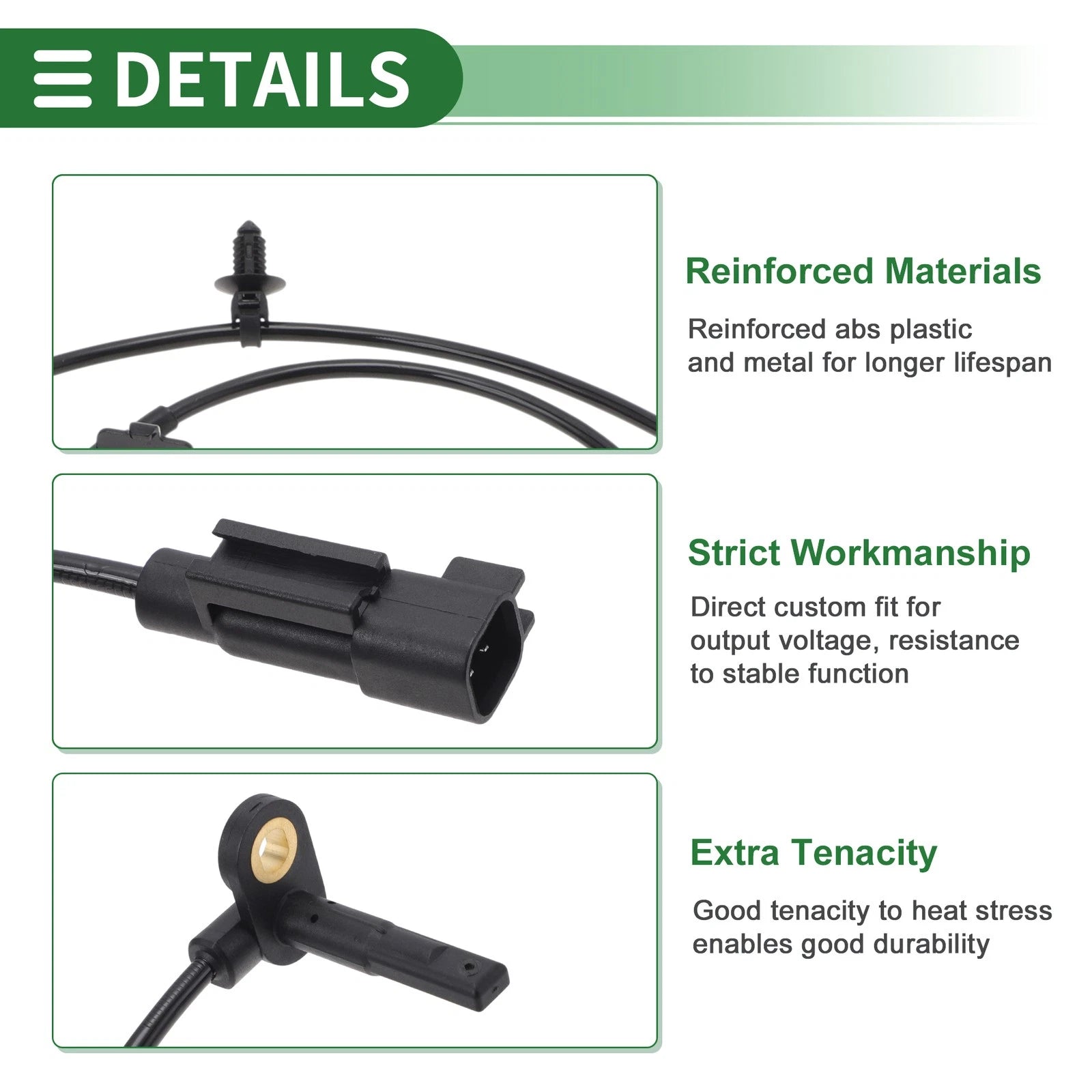 ABS Wheel Speed Sensor No. 05105572AA for Jeep Compass (2007–2017)