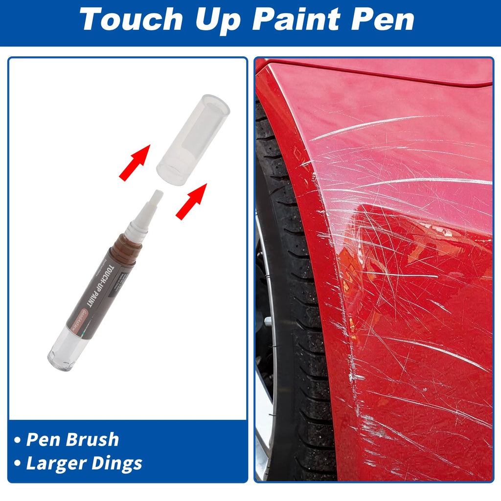 Touch Up Paint Pen Set for Steering Console - Coffee Brown