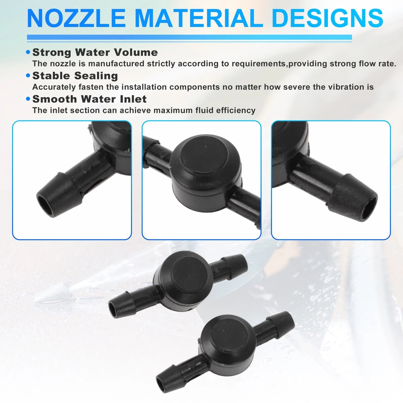 Windshield Washer Nozzle for Fiat UNO (146_, 158_) Replace No. 7667887