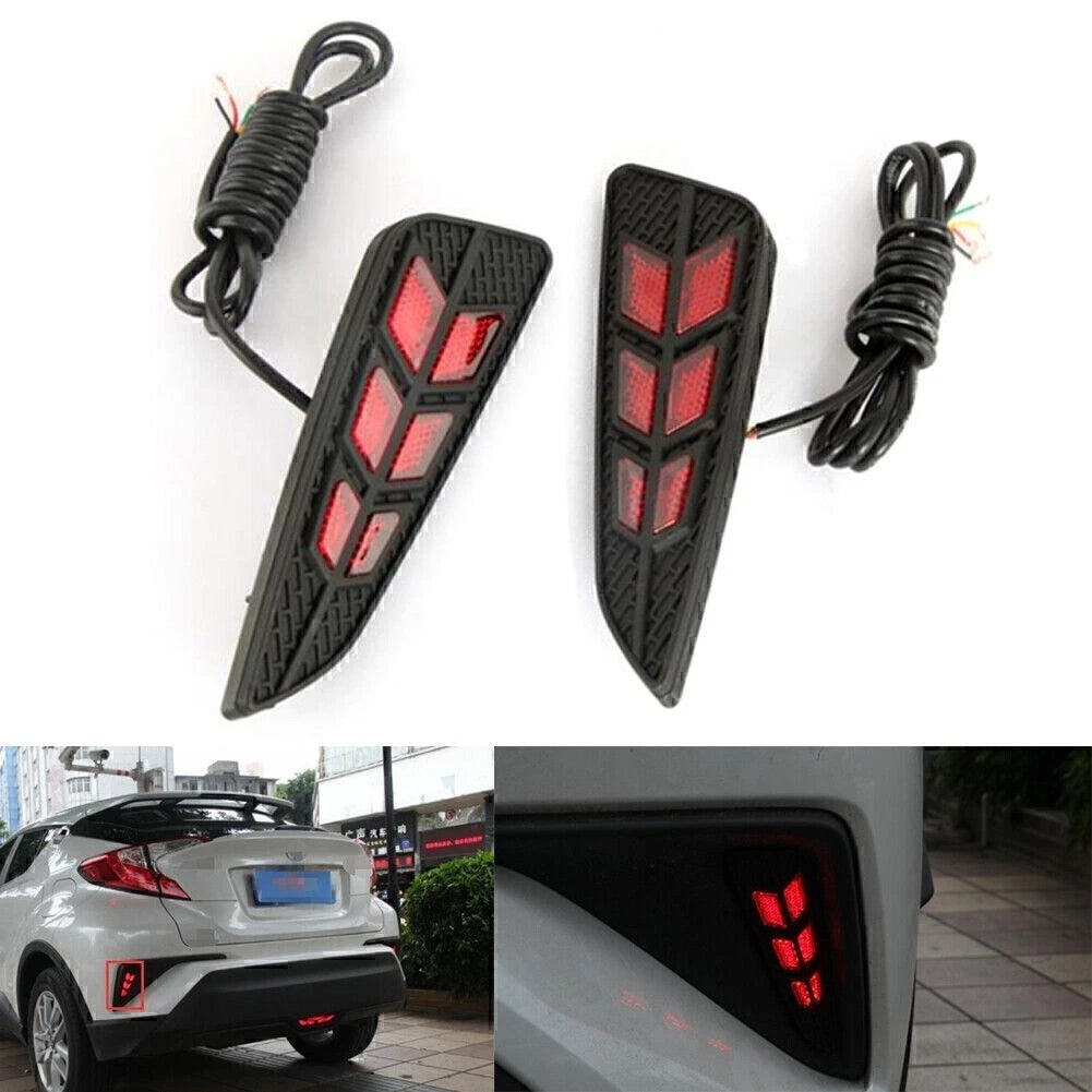 LED Rear Bumper Reflector Tail Light for Toyota C-HR (2018)