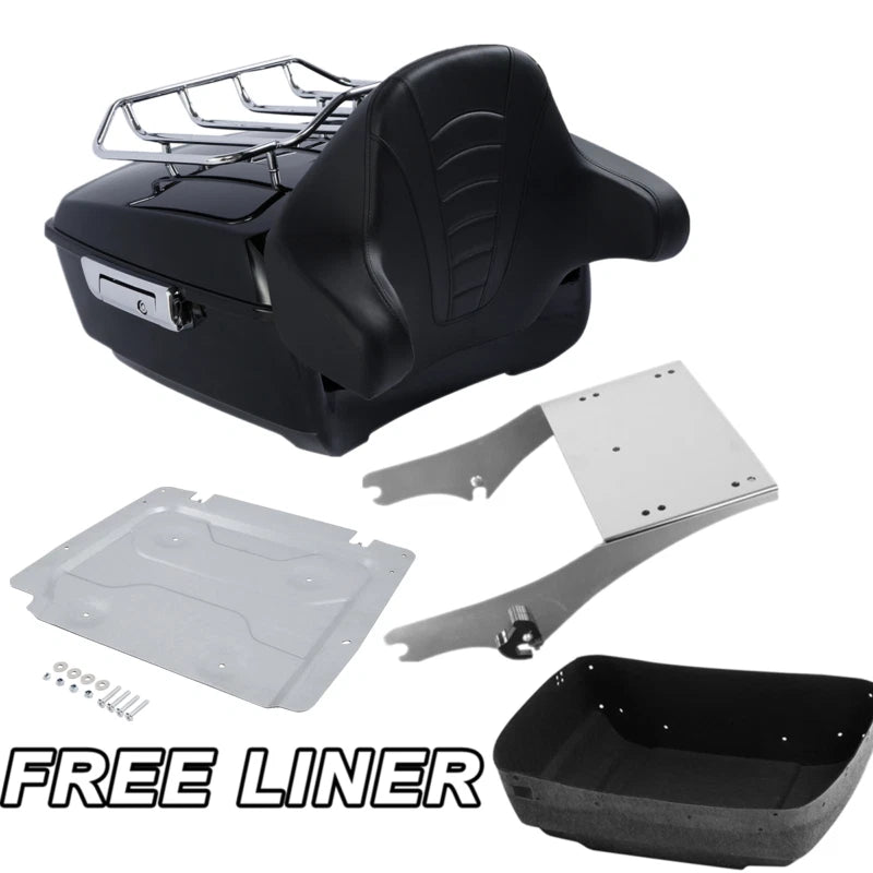 Trunk Backrest Mount Plate for Harley Touring Glide (1997–2008)