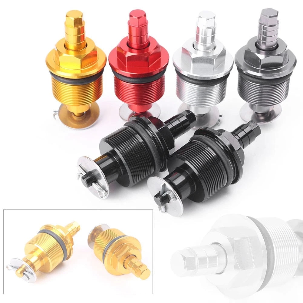 2pcs 31mm Motorcycle CNC Aluminum Fork Preload Adjusters Bolts For Honda CBF125