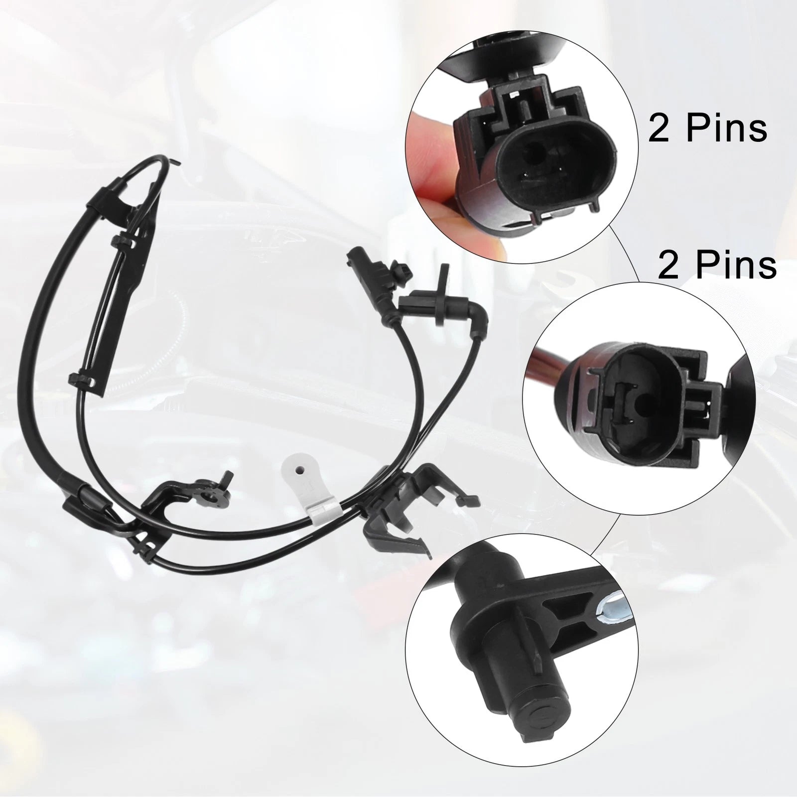 ABS Wheel Speed Sensor Front Set Left Right for Toyota Venza (2009–2015)
