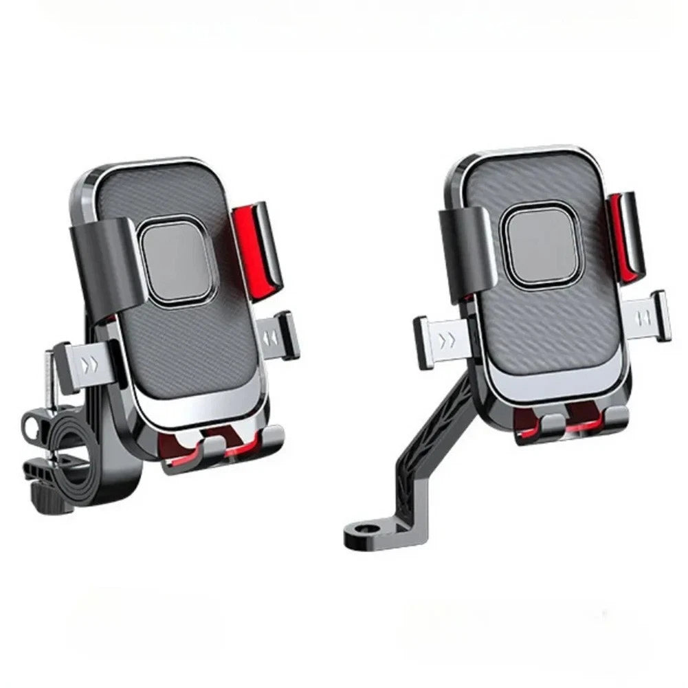 Secure Lock Motorcycle Phone Mount with 360 Degree Adjustability