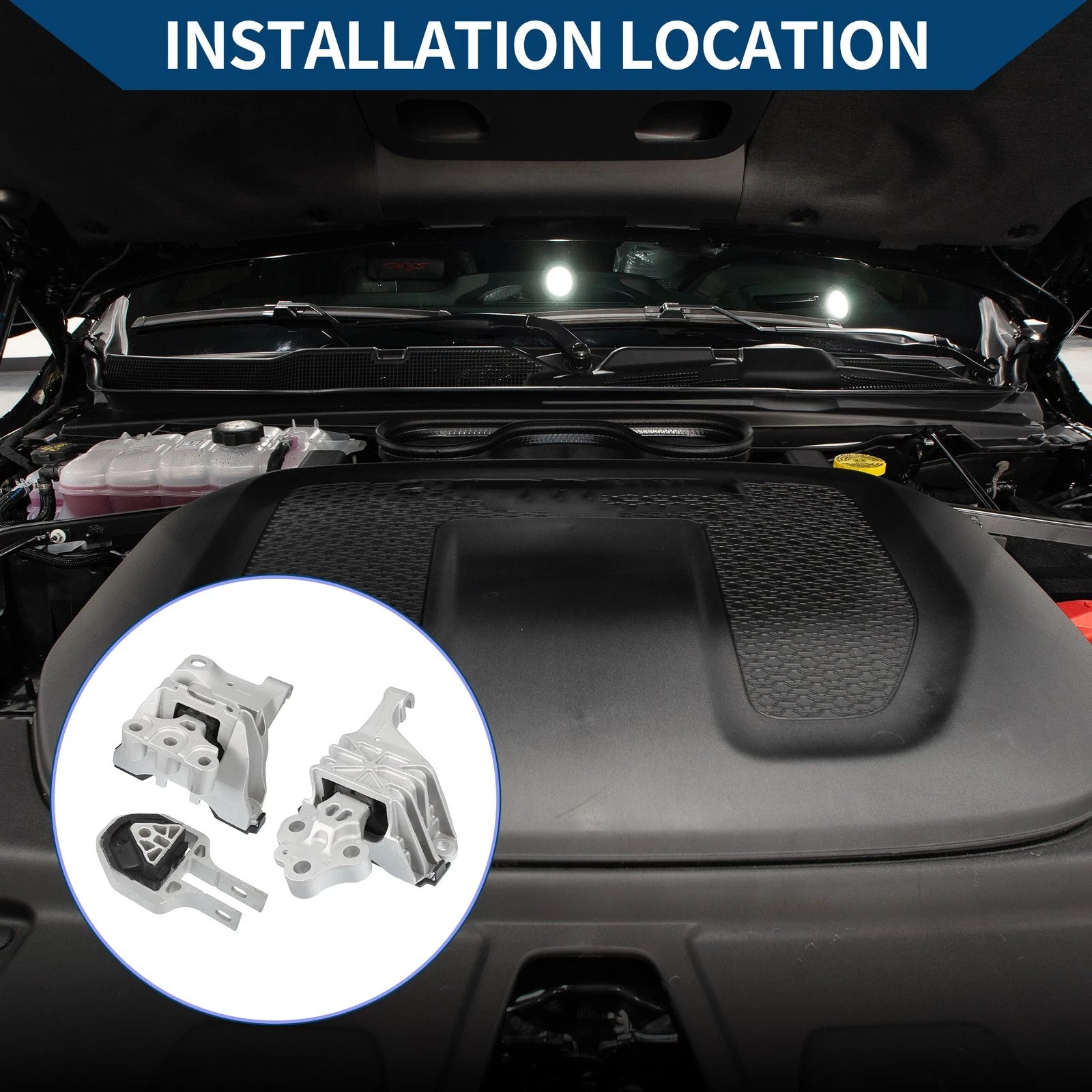 Engine Motor Mount Set Replacement for Dodge Dart (2013–2016)