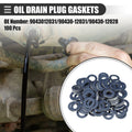 Oil Drain Plug Gasket Set 100 Pcs Replacement for Scion tC (2005–2016)