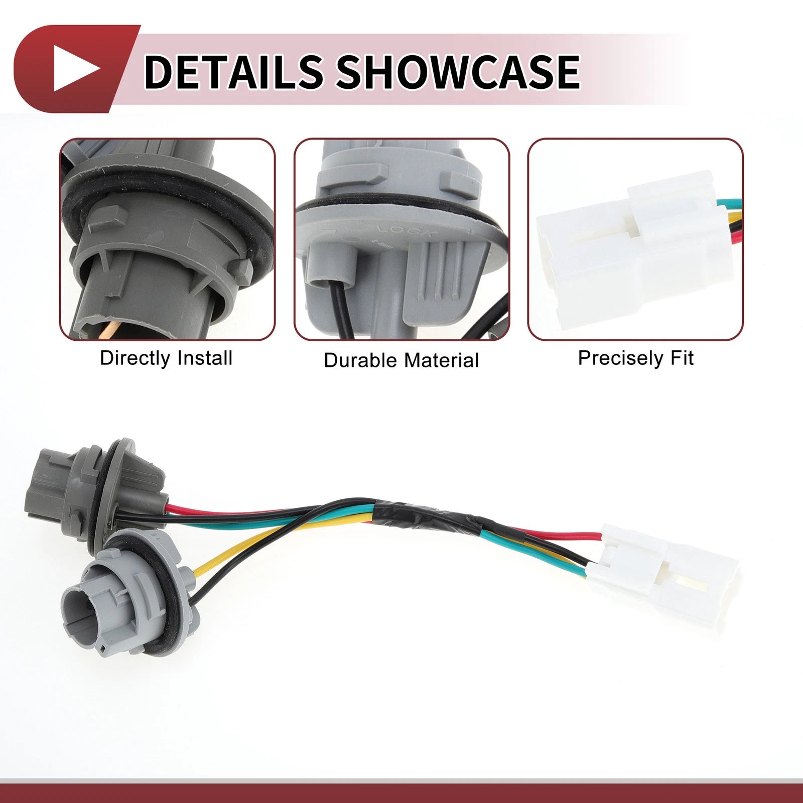 Rear Tail Light Bulb Socket Harness for Kia Forte (2014–2016) No. 92470A7000