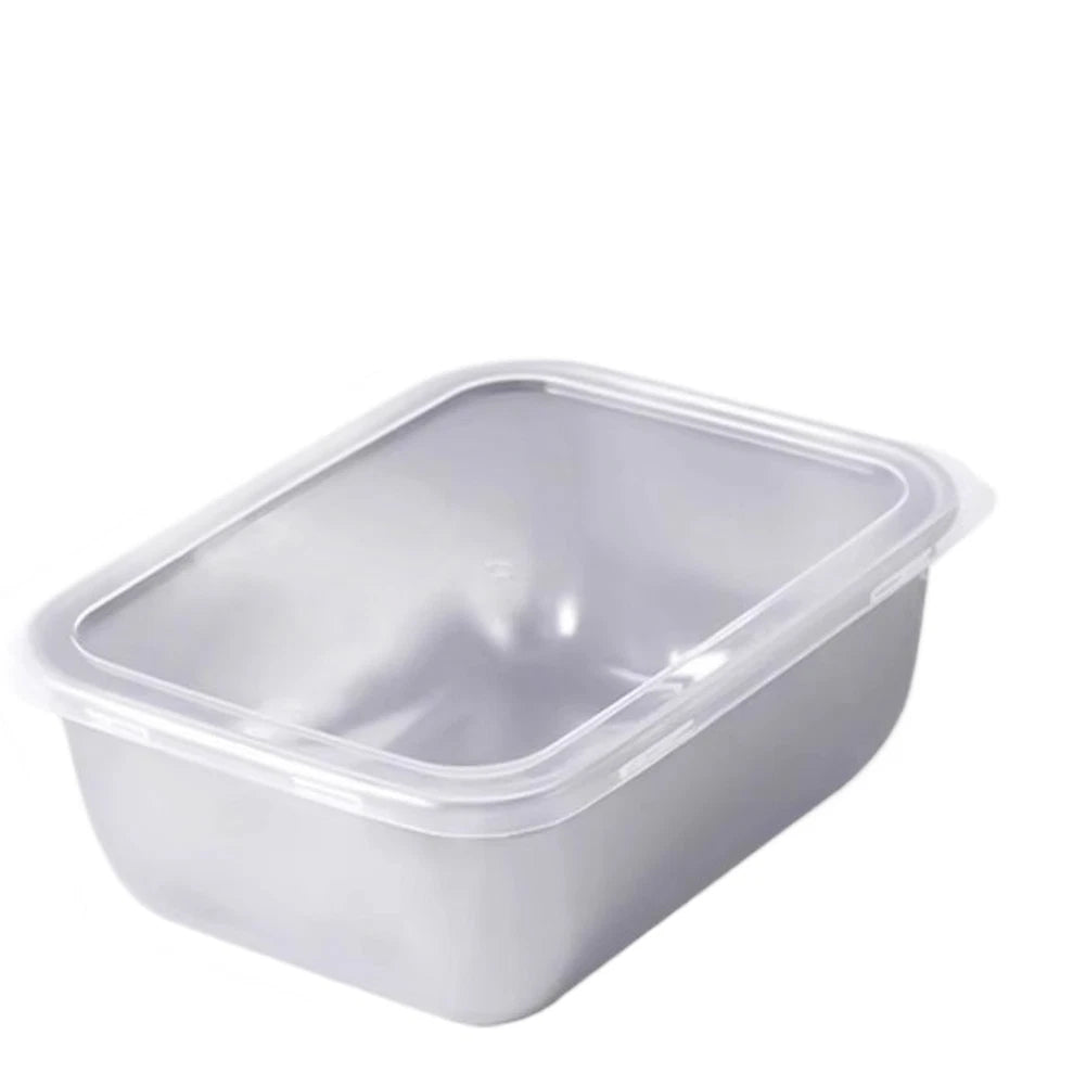 2X Stackable Stainless Steel Food Storage Containers - Leak Proof Airtight